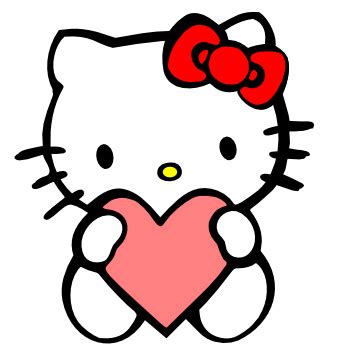 Hello Kitty Bow Svg Template - ClipArt Best