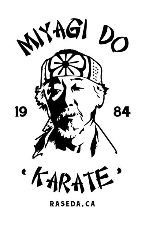 Karate Kid Movie Poster Miyagi Do Print Mr Miyagi | Etsy