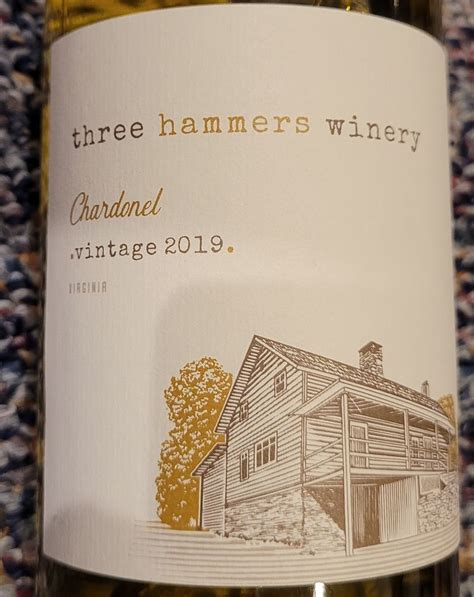 2021 Three Hammers Winery Chardonel, USA, Pennsylvania - CellarTracker