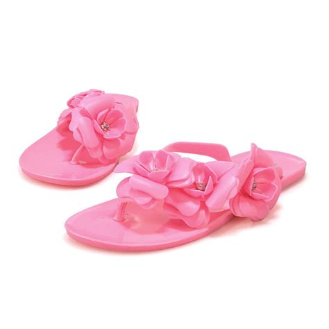 Women's Summer Flip Flops With Flowers | Sweet Girls Slippers | ZORKET | ZORKET