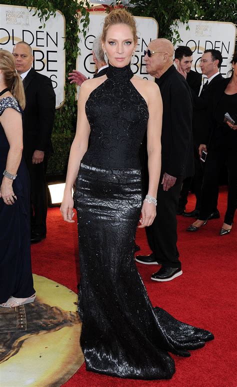 UMA THURMAN at 71st Annual Golden Globe Awards – HawtCelebs