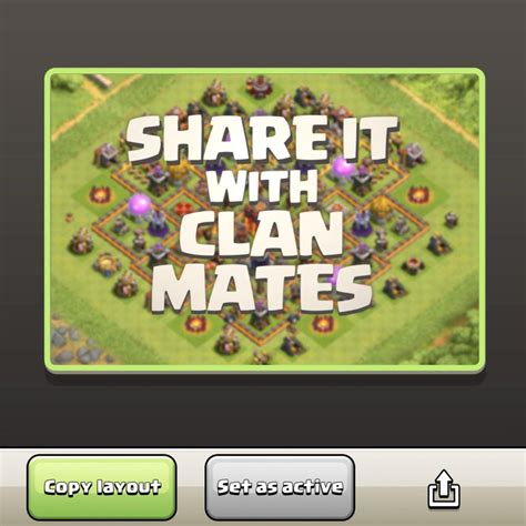 Clash of Clans on Twitter: "The upcoming Layout Sharing feature allows ...