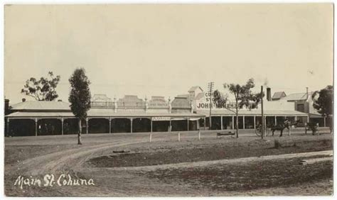 Main St,Cohuna in Victoria c.a. 1908. State Library of Victoria ...