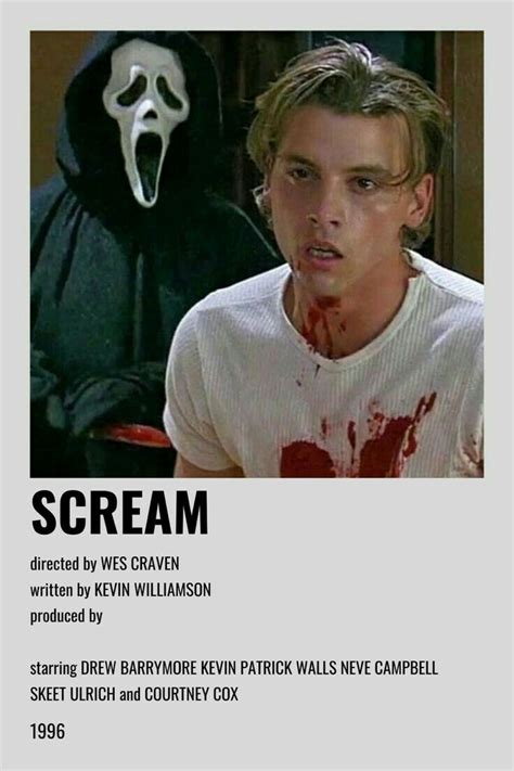 SCREAM poster | Film posters minimalist, Alternative movie posters ...