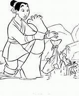 Disney Mulan Coloring Pages Printable sketch template