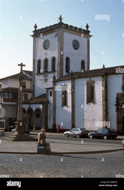 Cathedral of Braganca, Portugal Stock Photo - Alamy