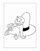 Curious George Coloring Pages Free Printable PDF sketch template