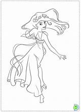 Princess giselle coloring Page Enchanted  sketch template