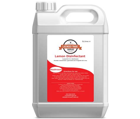 Lemon Disinfectant — Licensed Trade Supplies