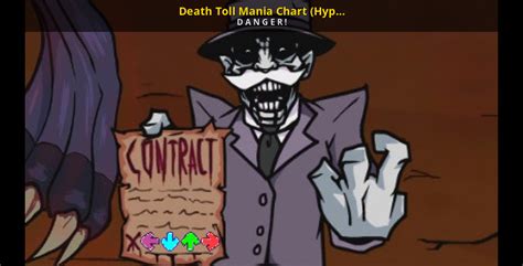 Death Toll Mania Chart (Hypno's Lullaby V2) [Friday Night Funkin'] [Mods]