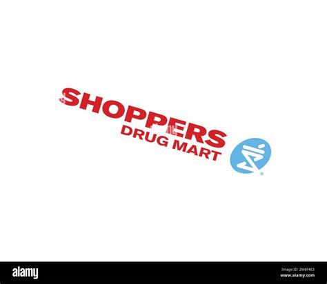 Shoppers Drug Mart, Rotated Logo, White Background B Stock Photo - Alamy