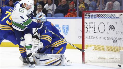 Sam Lafferty scores and Thatcher Demko makes 26 saves as the Canucks ...