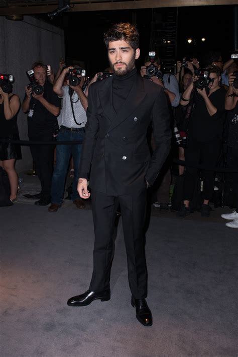 Zayn Malik in Tom Ford’s Turtleneck and Double-Breasted Suit | Vogue