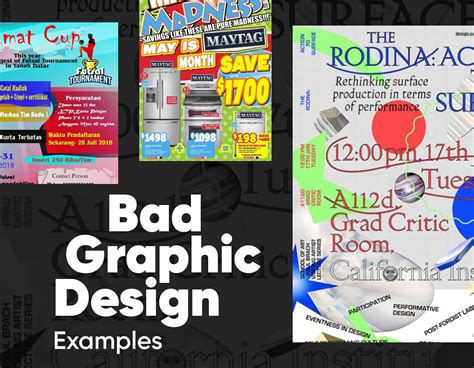 14 Really Bad Graphic Design Examples [& How To Fix Them] - RGD