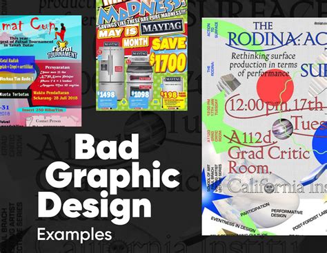 14 Really Bad Graphic Design Examples [& How To Fix Them] - RGD