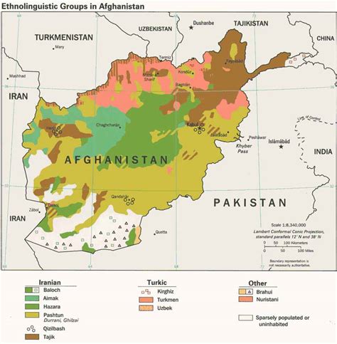 Afghanistan Map Geography