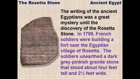 Rosetta Stone Facts For Kids | Kids Matttroy