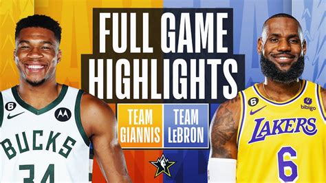 #TEAMGIANNIS vs #TEAMLEBRON | FULL GAME HIGHLIGHTS | 2023 #NBAALLSTAR ...