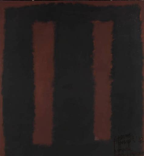 Mark Rothko: Untitled (Black on Maroon).