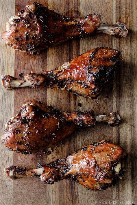 Herb Roasted Turkey Legs - Pups with Chopsticks