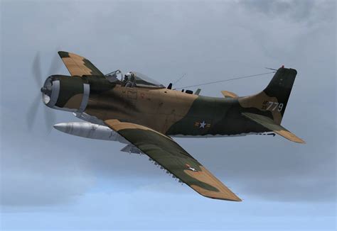 VNAF Douglas A-1H Skyraider for FSX