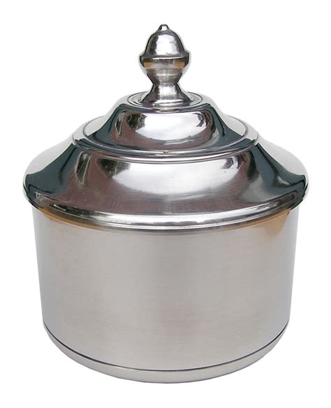 Small Sugar Bowl with Acorn Finial | Gibson Pewter