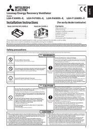 Lossnay Installation Manual - MyLinkDrive