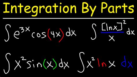 Integration By Parts - Membership - YouTube