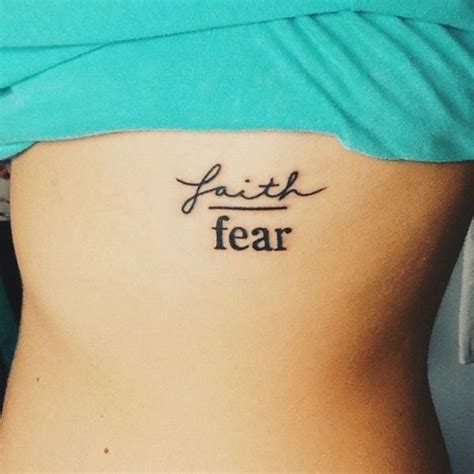 32 Best Faith Over Fear Tattoo Ideas - Read This First