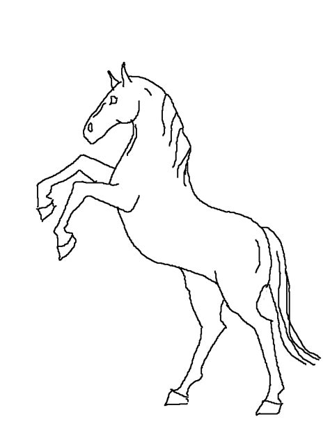 Basic Horse Drawing at GetDrawings | Free download