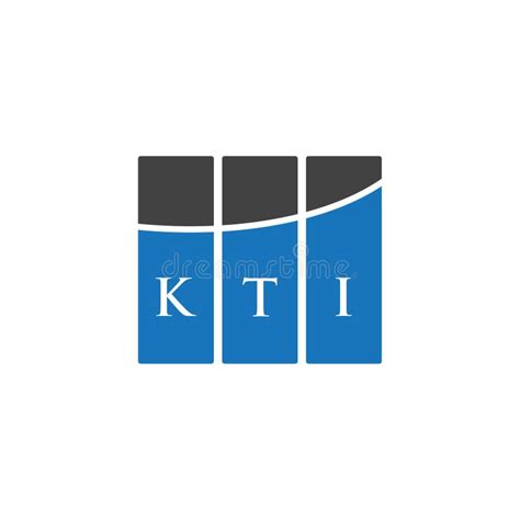 KTI Letter Logo Design on WHITE Background. KTI Creative Initials ...