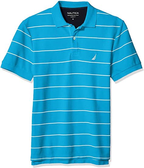 IZOD Mens Masters Vertical Stripe Golf Polo Shirts