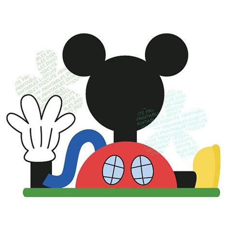 Disney Mickey Mouse Clubhouse Digital CLIP ART by Digicute on Etsy, $2.50 | Ellis na Casa do ...