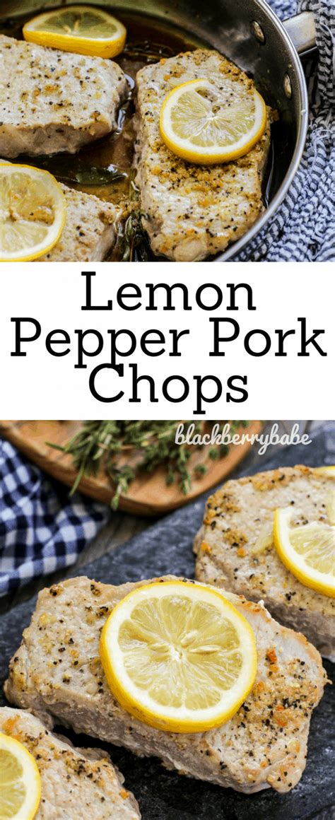 Lemon Pepper Pork Chops Recipe- Stove Top, Grill and Oven Instructions!