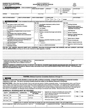 Dot Physical Form 2023 - Printable Forms Free Online