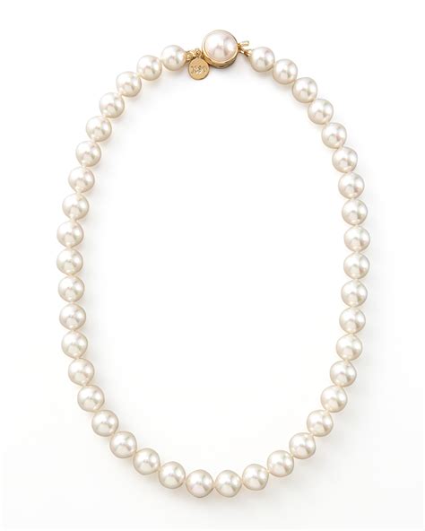 Majorica Pearl Necklace in White | Lyst