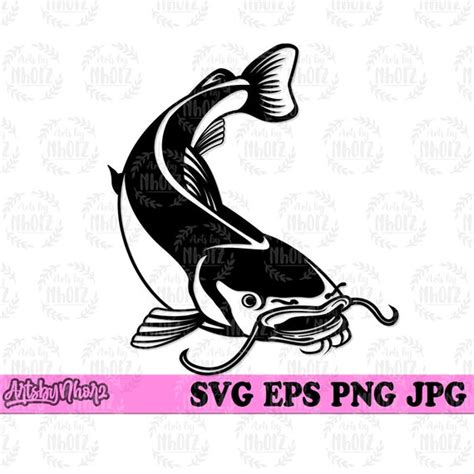 Catfish Svg Catfish Clipart Catfish Cutfile Fishing Shirt - Etsy Canada