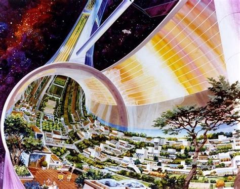 Space Colonies As Imagined By NASA In The 1970s–And Today