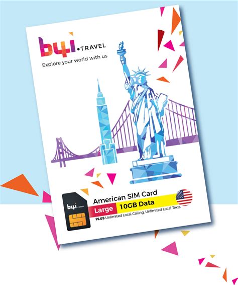 Large | America Travel SIM Card | B4i.travel