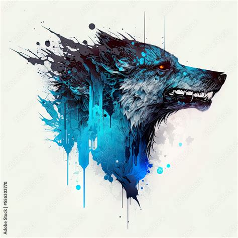 Wolf Silhouette logo style Stock Illustration | Adobe Stock