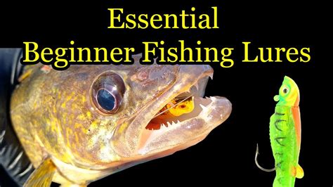 Essential Beginner Fishing Lures To Catch More Fish - YouTube