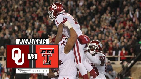 No. 7 Oklahoma vs. Texas Tech Football Highlights (2018) | Stadium ...