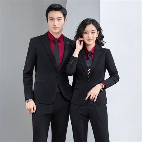 Suit Men's and Women's Bank Mall Management Manager Business Wear ...