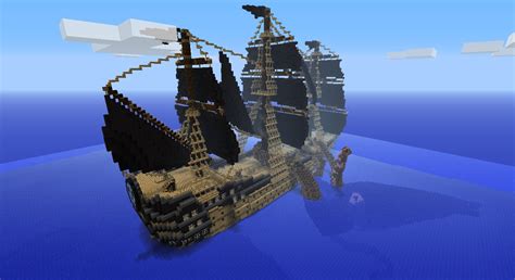 Giant squid attacks ship Minecraft Map