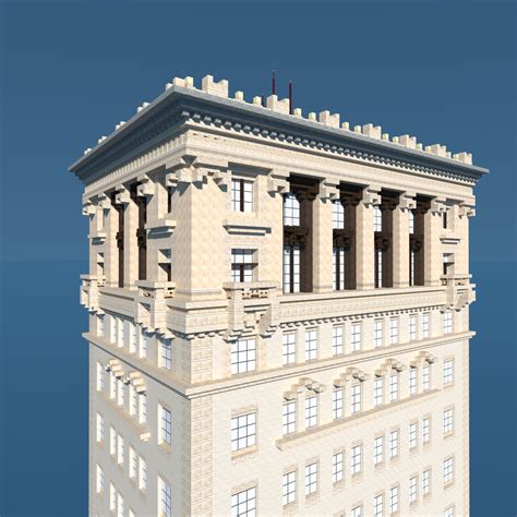 Neoclassical Highrise Building | Capitol Minecraft Map