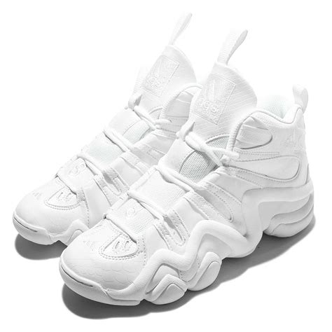 adidas Crazy 8 VIII Kobe Bryant KB8 Triple White Mens Basketball Shoes B72992