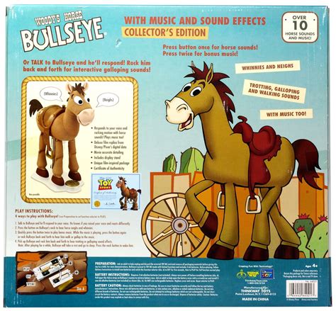 Toy Story Woodys Roundup Signature Collection Bullseye Exclusive 16 Plush Music Sound Effects ...