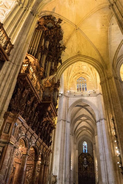 Great Cathedral of Seville Spain Editorial Image - Image of ...