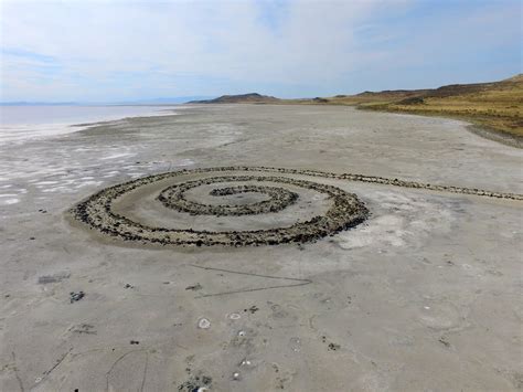 Aerial 2 of the Spiral Jetty | Shot from a higher height. I … | Flickr