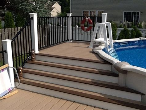 Decks.com. Above ground Pool deck 1 - Picture 1109